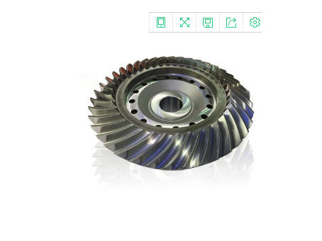 Bevel gears for high-speed trains